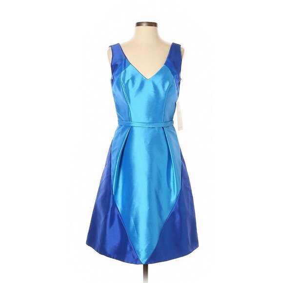 THEIA Dress Women Size 4 Blue Spear MSRP $595 - Picture 1 of 2